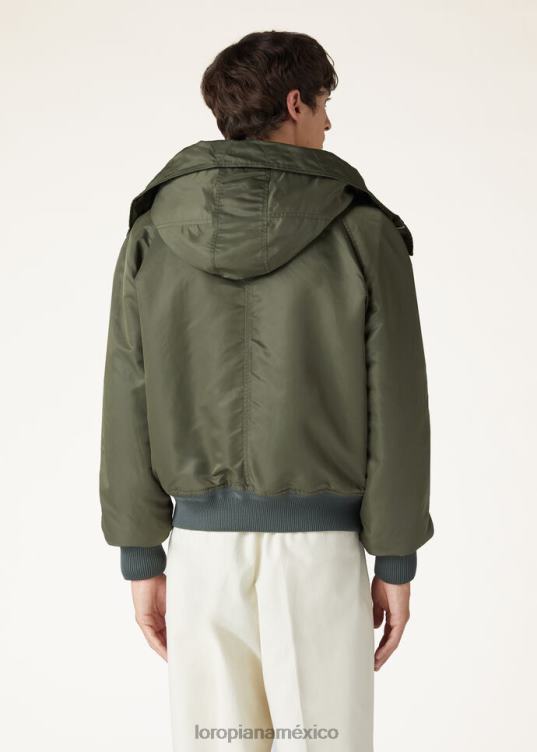 Loro Piana hombres bombardero kasai verde sencha claro (50y7) 2FPNR859