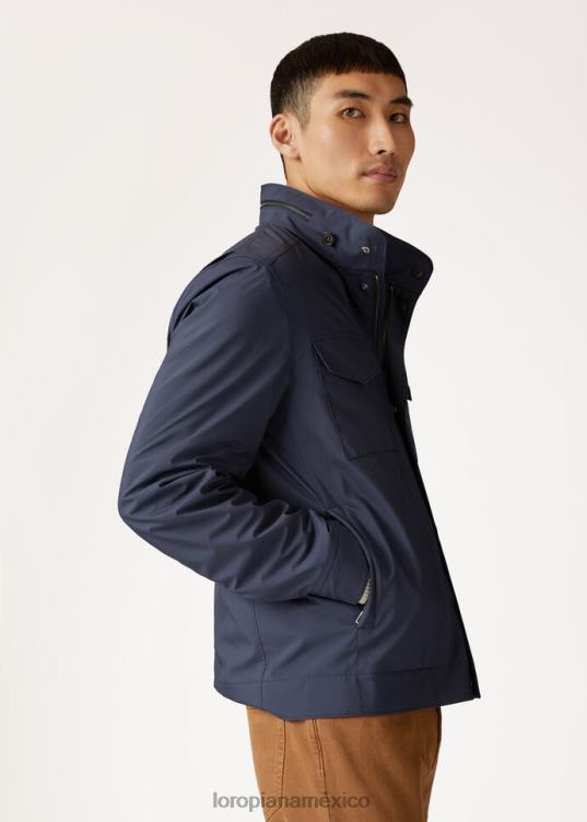 Loro Piana hombres bombardero viajero windmate azul marino (w000) 2FPNR904
