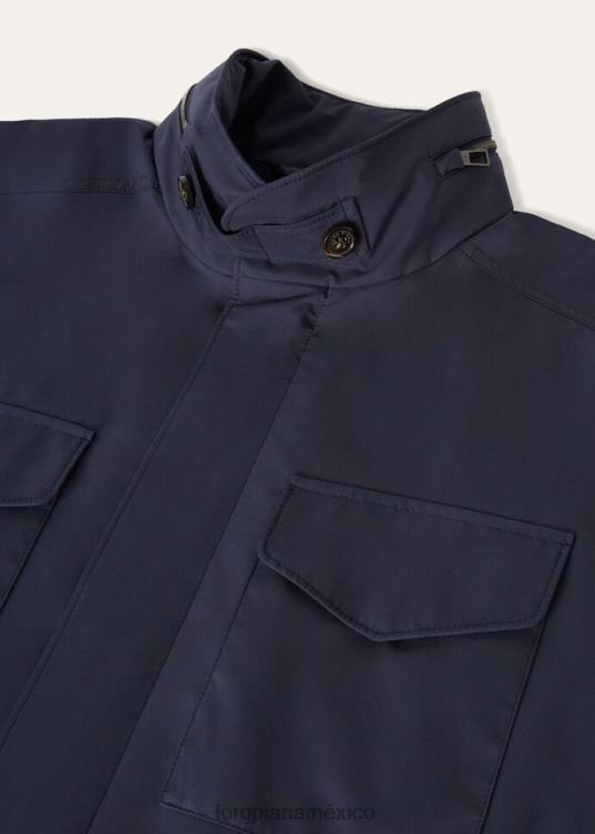 Loro Piana hombres bombardero viajero windmate azul marino (w000) 2FPNR904