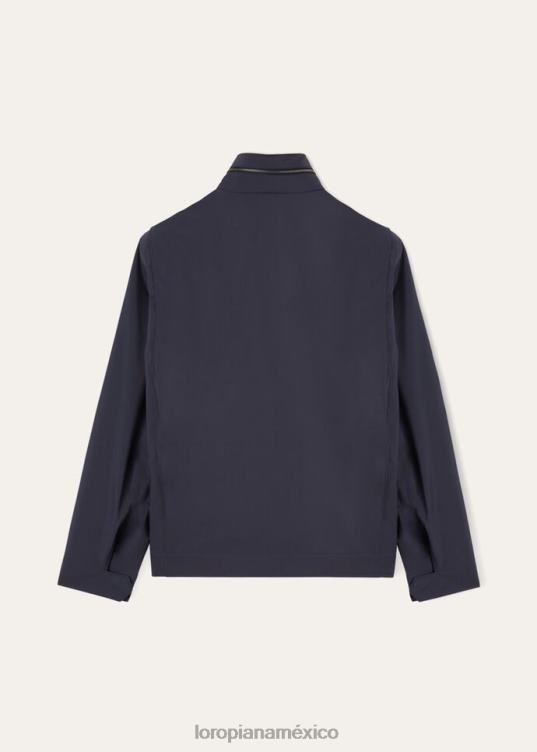 Loro Piana hombres bombardero viajero windmate azul marino (w000) 2FPNR904