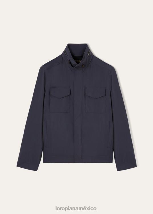 Loro Piana hombres bombardero viajero windmate azul marino (w000) 2FPNR904