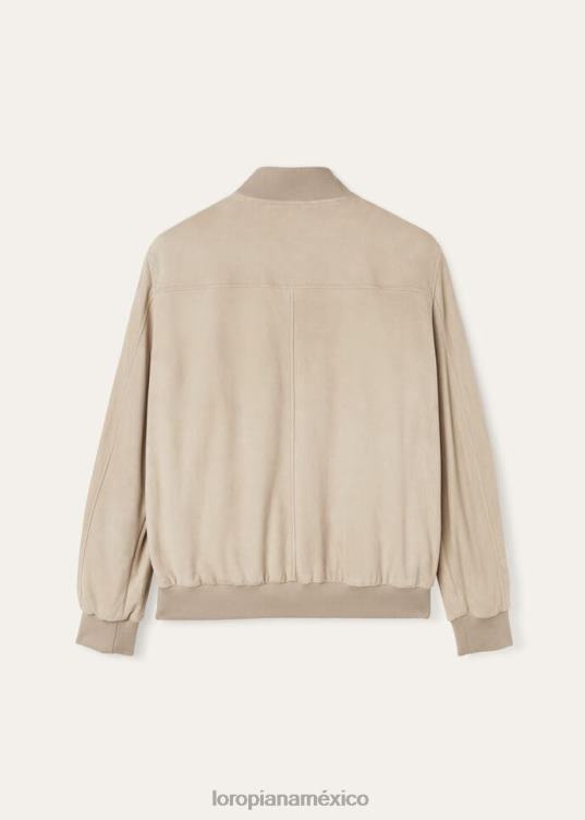 Loro Piana hombres chaqueta bomber color hiedra dunas del desierto (d293) 2FPNR847