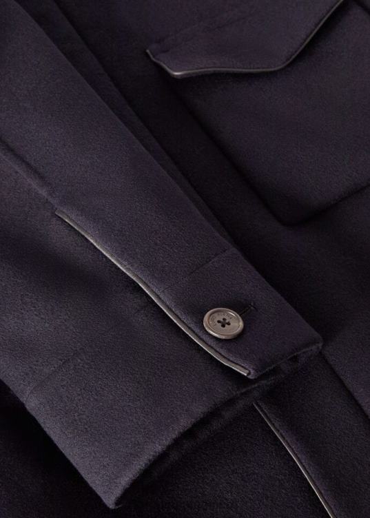 Loro Piana hombres chaqueta bomber nevada vicúa/natural (e025) 2FPNR926