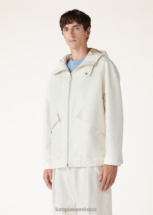 Loro Piana hombres chaqueta seiro lobo ártico (a0dv) 2FPNR844