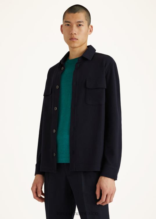 Loro Piana hombres el regalo de la chaqueta kings rodney azul marino (w000) 2FPNR891