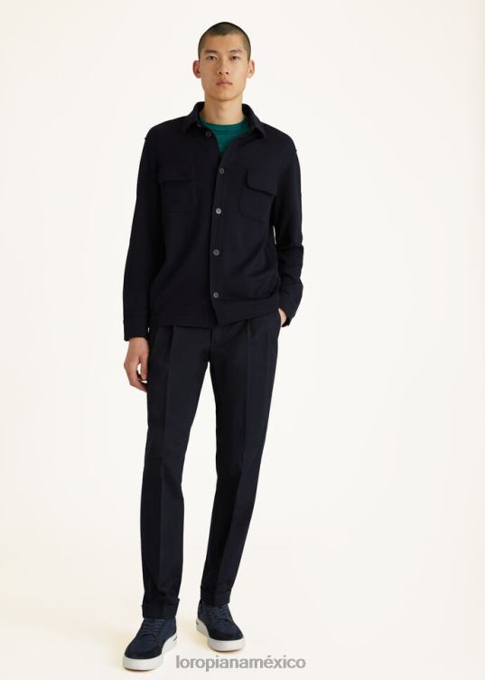 Loro Piana hombres el regalo de la chaqueta kings rodney azul marino (w000) 2FPNR891