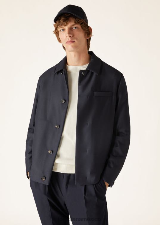 Loro Piana hombres el regalo de la chaqueta kings weston azul marino (w000) 2FPNR916