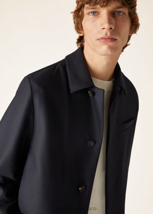 Loro Piana hombres el regalo de la chaqueta kings weston azul marino (w000) 2FPNR916