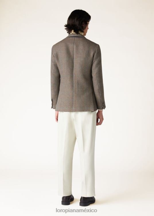 Loro Piana hombres chaqueta milan marrón terrenal (b3w8) 2FPNR943