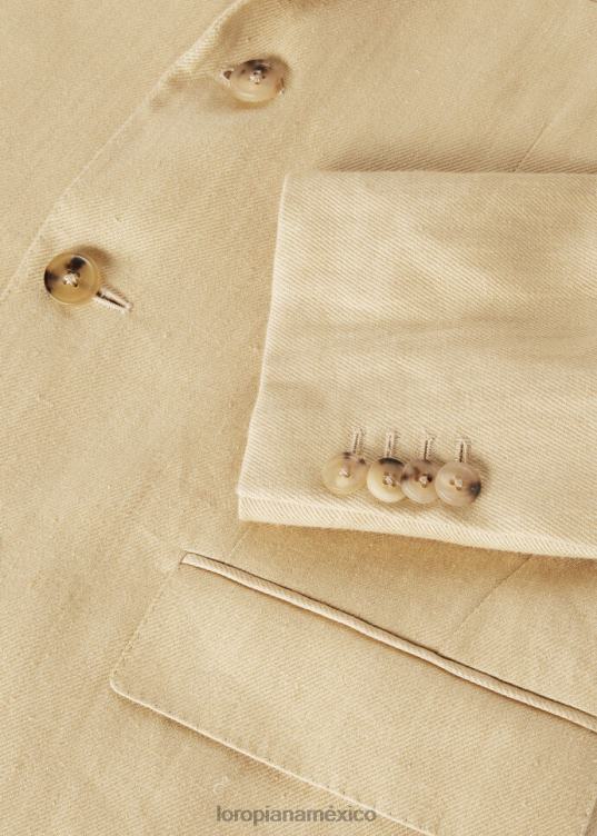 Loro Piana hombres chaqueta torino marrón rugoso (d0m2) 2FPNR942