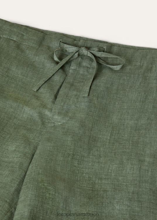 Loro Piana hombres bermudas planas paisaje verde (5j42) 2FPNR994