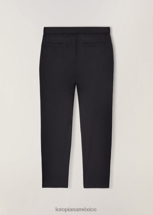 Loro Piana hombres el regalo de los reyes pantalones hammels azul marino (w000) 2FPNR1033