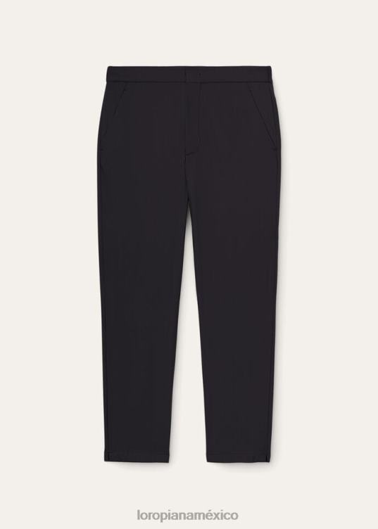 Loro Piana hombres el regalo de los reyes pantalones hammels azul marino (w000) 2FPNR1033