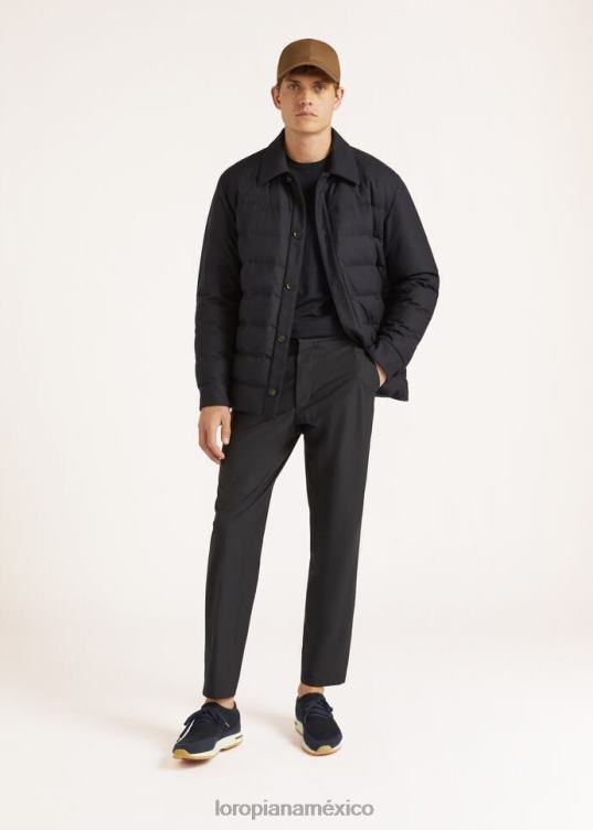 Loro Piana hombres el regalo de los reyes pantalones hammels azul marino (w000) 2FPNR1033