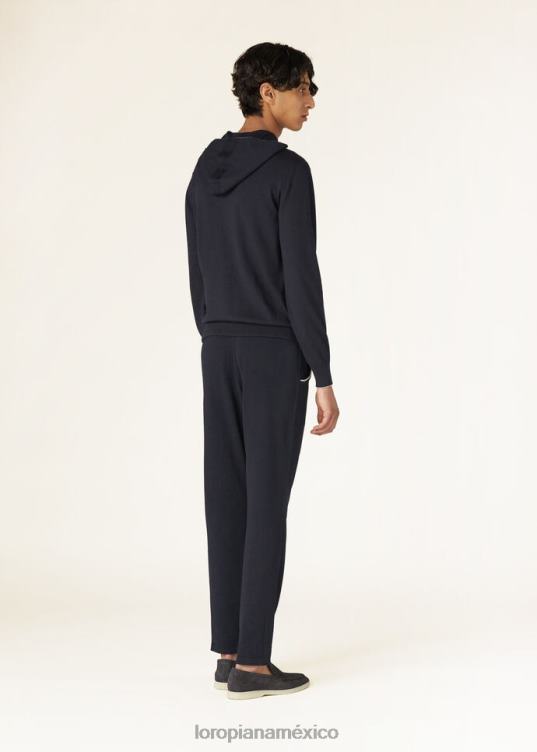 Loro Piana hombres pantalón de ocio gris melange (m006) 2FPNR987