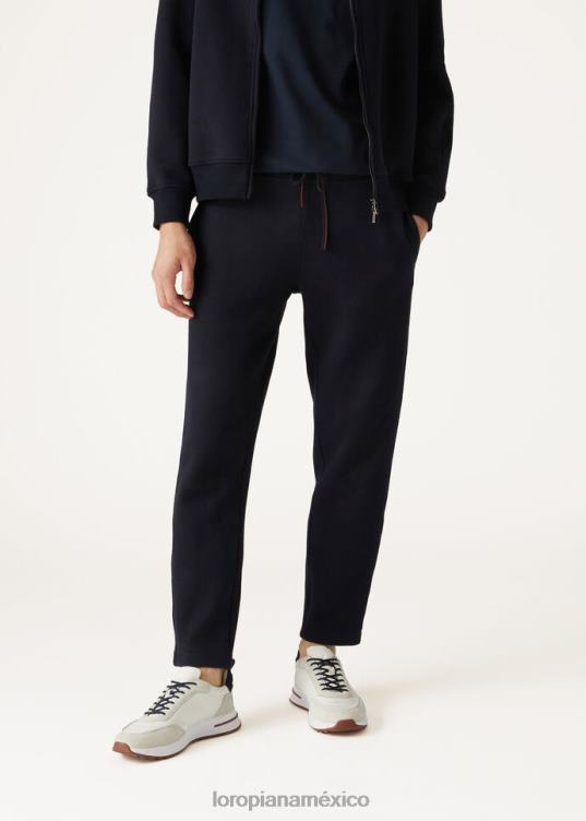 Loro Piana hombres pantalón holburn azul marino (w000) 2FPNR1007