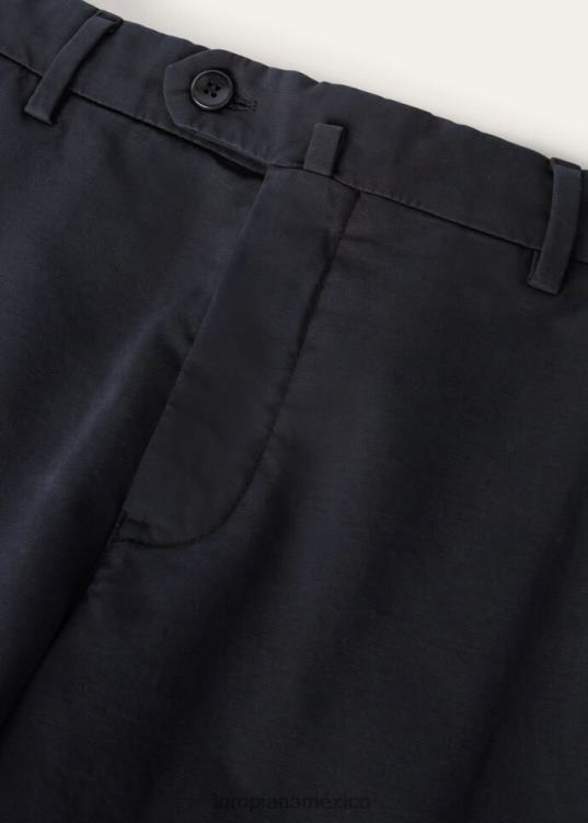 Loro Piana hombres pantalón pantaplano blanco óptico (1005) 2FPNR955