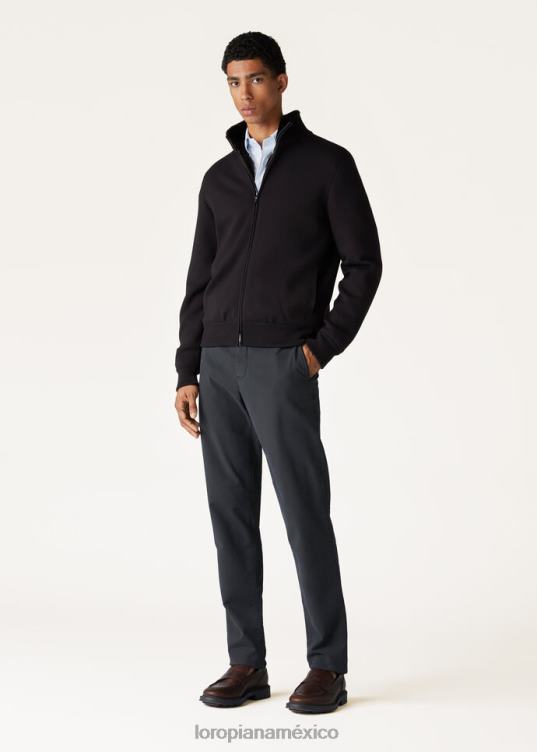 Loro Piana hombres pantalón pantaplano blanco óptico (1005) 2FPNR955