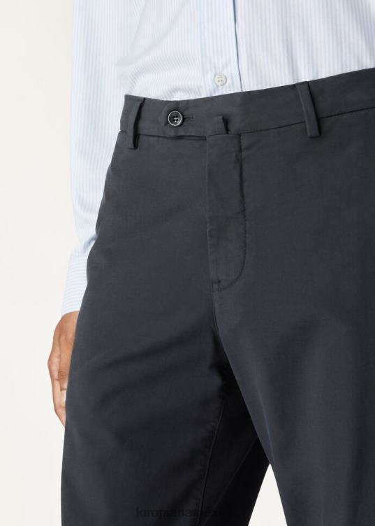 Loro Piana hombres pantalón pantaplano blanco óptico (1005) 2FPNR955