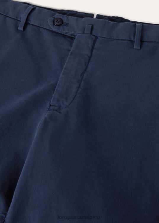 Loro Piana hombres pantalón pantaplano blanco óptico (1005) 2FPNR976