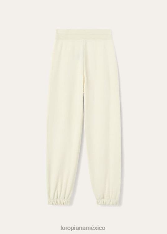 Loro Piana hombres pantalones capullo marfil vainilla (106i) 2FPNR1028