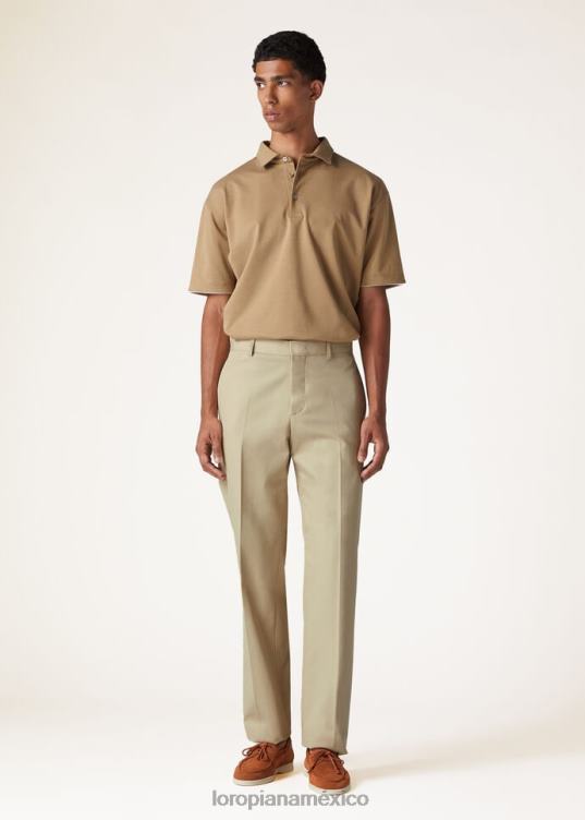 Loro Piana hombres pantalones cortos hoja de té (5715) 2FPNR986