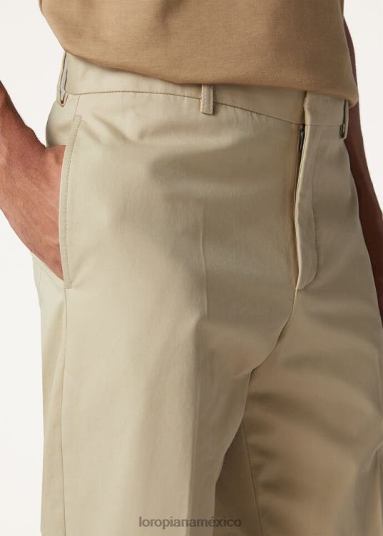 Loro Piana hombres pantalones cortos hoja de té (5715) 2FPNR986