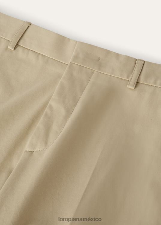 Loro Piana hombres pantalones cortos hoja de té (5715) 2FPNR986