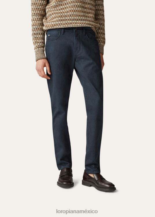 Loro Piana hombres pantalones de cinco bolsillos blanco óptico (1005) 2FPNR1003