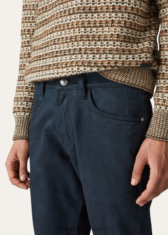 Loro Piana hombres pantalones de cinco bolsillos blanco óptico (1005) 2FPNR1003