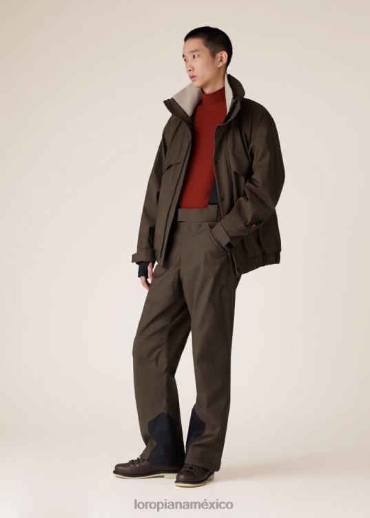 Loro Piana hombres pantalones de esquí lech beige gótico (d0d5) 2FPNR1026