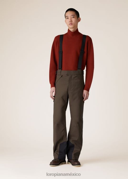 Loro Piana hombres pantalones de esquí lech beige gótico (d0d5) 2FPNR1026