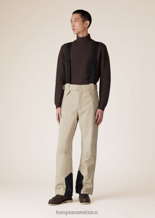 Loro Piana hombres pantalones de esquí lech beige gótico (d0d5) 2FPNR1029