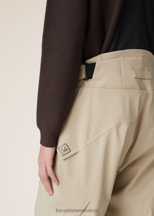 Loro Piana hombres pantalones de esquí lech beige gótico (d0d5) 2FPNR1029