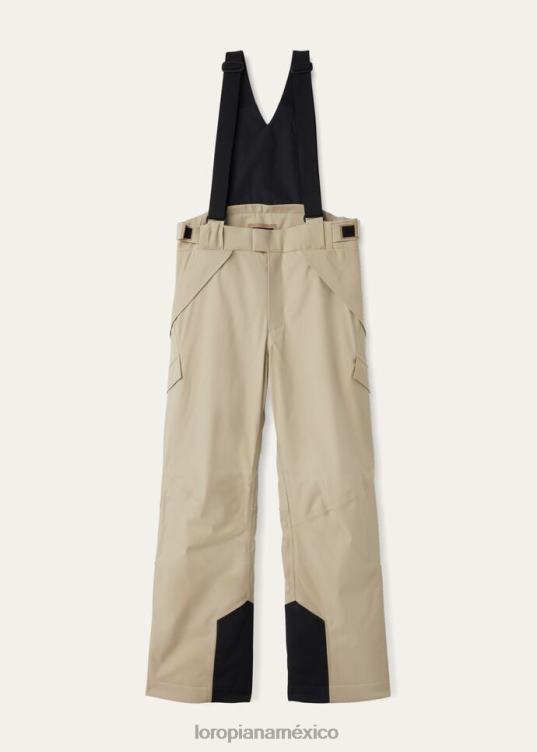 Loro Piana hombres pantalones de esquí lech beige gótico (d0d5) 2FPNR1029