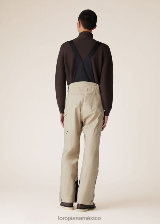 Loro Piana hombres pantalones de esquí lech beige gótico (d0d5) 2FPNR1029
