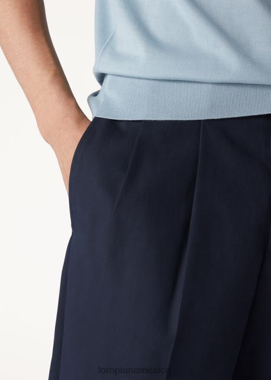 Loro Piana hombres pantalones gosen lobo ártico (a0dv) 2FPNR963