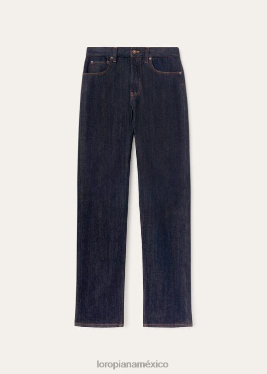 Loro Piana hombres pantalones kamen sombra azul (w0zp) 2FPNR959