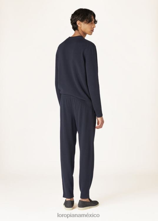 Loro Piana hombres pantalones meranos mezcla de franela (m004) 2FPNR980