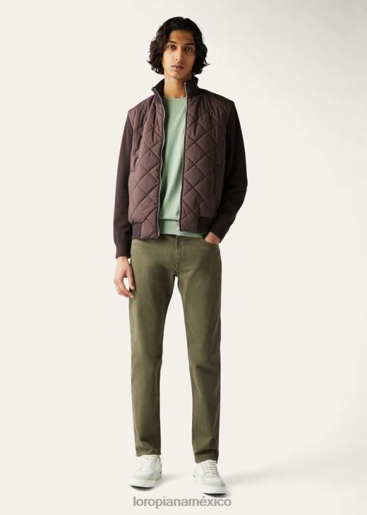 Loro Piana hombres pantalones quarona de cinco bolsillos blanco óptico (1005) 2FPNR982