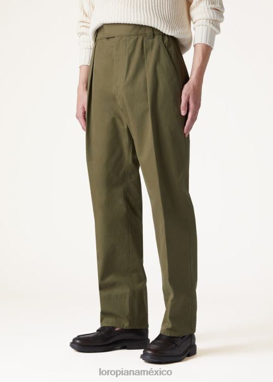 Loro Piana hombres pantalones reinga hoja de té (5715) 2FPNR999