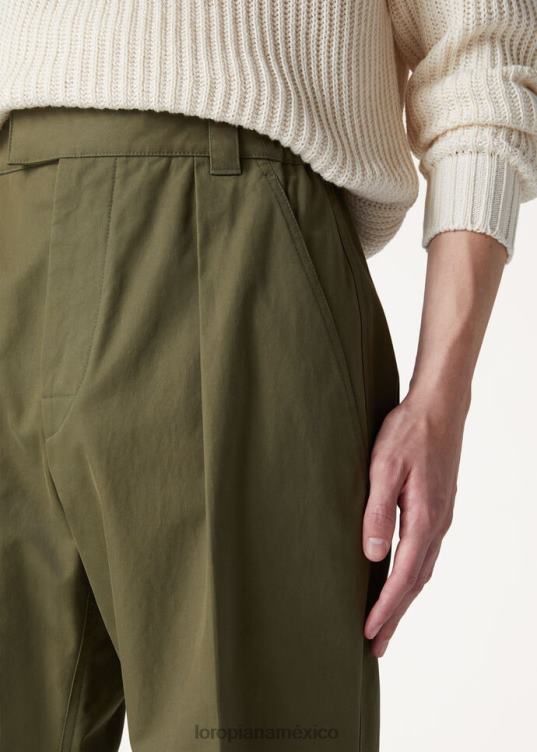 Loro Piana hombres pantalones reinga hoja de té (5715) 2FPNR999