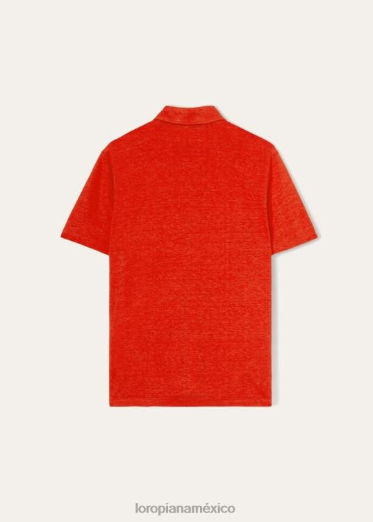 Loro Piana hombres camisa polo blanco óptico (1005) 2FPNR1139