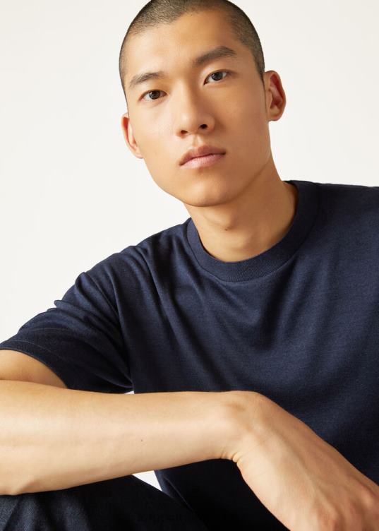 Loro Piana hombres camiseta de philion degradado azul (w532) 2FPNR1173