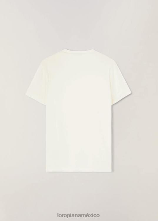 Loro Piana hombres camiseta el regalo de reyes blanco (1000) 2FPNR1147