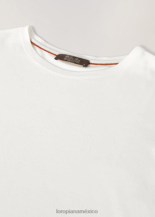 Loro Piana hombres camiseta el regalo de reyes blanco (1000) 2FPNR1147