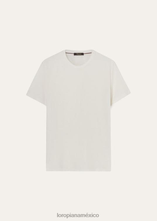 Loro Piana hombres camiseta el regalo de reyes blanco (1000) 2FPNR1147