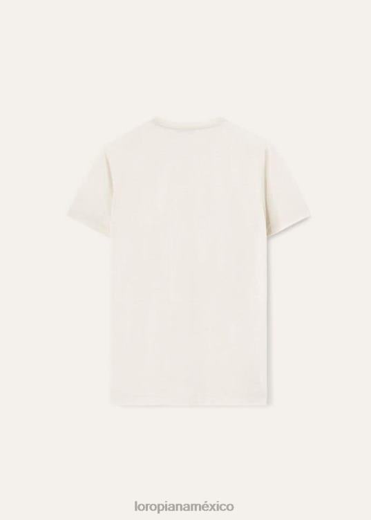 Loro Piana hombres camiseta el regalo de reyes blanco (1000) 2FPNR1149