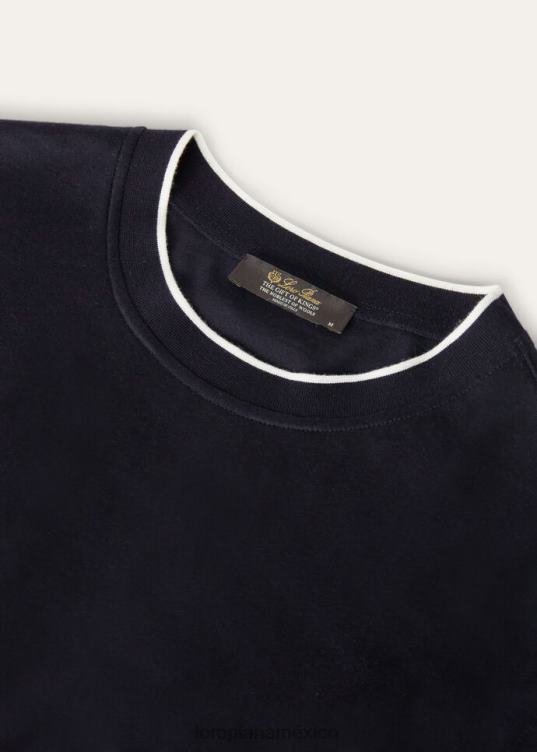 Loro Piana hombres camiseta gok tinta roja (r08y) 2FPNR1110