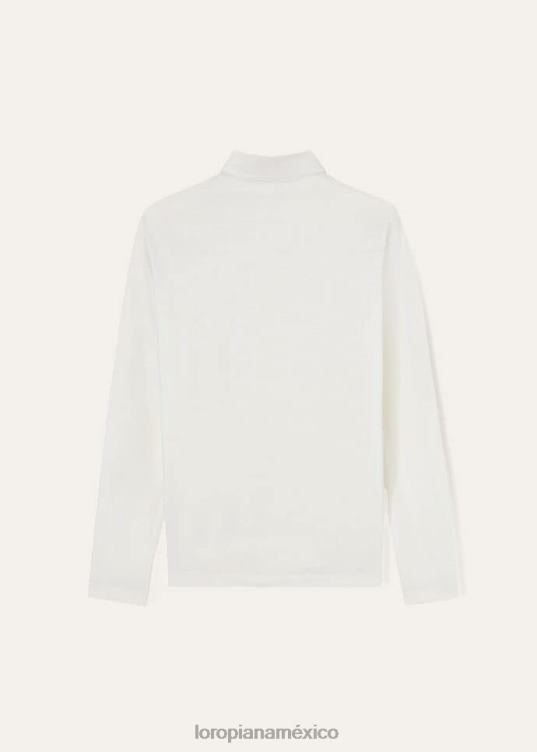 Loro Piana hombres el regalo de los reyes polo blanco (1000) 2FPNR1131